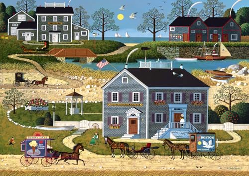 Buffalo Games - Charles Wysocki - The Whippersnappers of Cape Cod - Puzzle für Erwachsene - Herausforderndes Puzzle perfekt für Spieleabende - Fertige Größe ist 21,25 x 15,00 cm von Buffalo Games