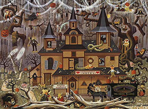 Buffalo Games - Charles Wysocki - Trick or Treat Hotel - 1000 Teile Puzzle von Buffalo Games