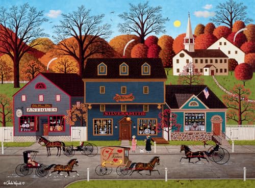 Buffalo Games - Charles Wysocki - Valley Farm Street - 1000-teiliges Puzzle für Erwachsene, herausforderndes Puzzle, perfekt für Spieleabende, fertige Puzzle-Größe ist 26,75 x 19,75 cm Buffalo Games - Charles Wysocki - Valley Farm Street - 1000-teiliges Puzzle für Erwachsene, herausforderndes Puzzle, perfekt für Spieleabende, fertige Puzzle-Größe ist 26,75 x 19,75 cm von Buffalo Games