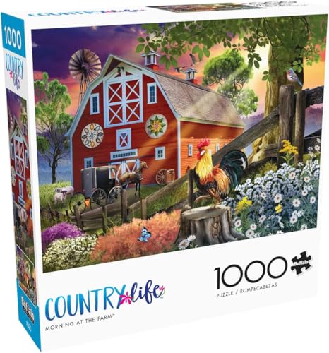 Buffalo Games - Country Life – Morning at The Farm – 1000 Teile Puzzle Buffalo Games - Country Life – Morning at The Farm – 1000 Teile Puzzle von Buffalo Games