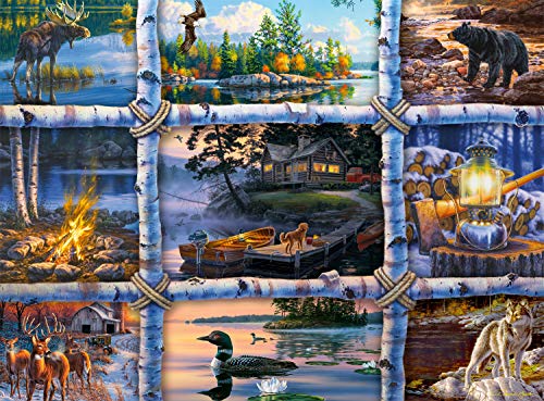 Buffalo Games - Darrell Bush - North Country - 1000 Teile Puzzle blau von Buffalo Games