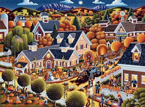 Buffalo Games - Dowdle – All Hallow's Eve – 1000-teiliges Puzzle für Erwachsene, herausforderndes Puzzle, perfekt für Spieleabende – fertige Größe 26,75 x 19,75 von Buffalo Games