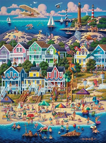 Buffalo Games Dowdle – Outer Banks – 1000-teiliges Puzzle für Erwachsene, herausforderndes Puzzle, perfekt für Spieleabende, fertige Größe 26,75 x 19,75 cm von Buffalo Games