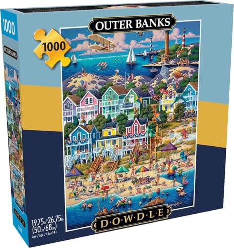 Buffalo Games Dowdle – Outer Banks – 1000-teiliges Puzzle für Erwachsene, herausforderndes Puzzle, perfekt für Spieleabende, fertige Größe 26,75 x 19,75 cm Buffalo Games Dowdle – Outer Banks – 1000-teiliges Puzzle für Erwachsene, herausforderndes Puzzle, perfekt für Spieleabende, fertige Größe 26,75 x 19,75 cm von Buffalo Games