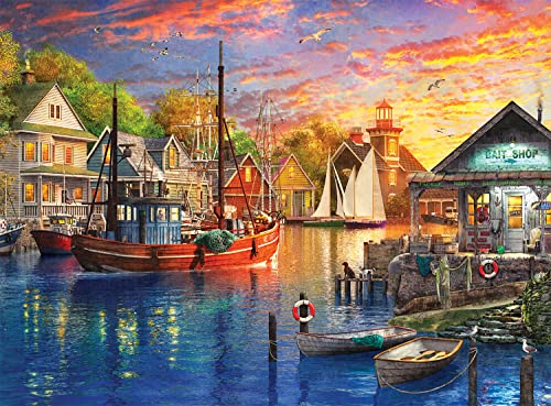 Buffalo Games - Dusk at The Harbor - 1000 Teile Puzzle von Buffalo Games