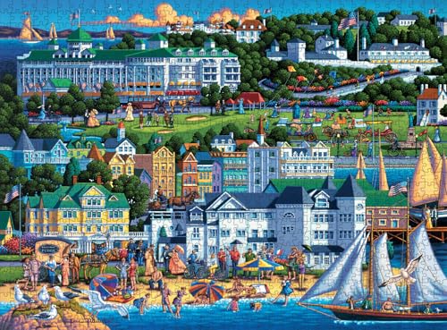 Buffalo Games - Eric Dowdle - Mackinac Island - 1000 Teile Puzzle für Erwachsene - Herausforderndes Puzzle perfekt für Spieleabende - Fertige Größe ist 26,75 x 19,75 cm Buffalo Games - Eric Dowdle - Mackinac Island - 1000 Teile Puzzle für Erwachsene - Herausforderndes Puzzle perfekt für Spieleabende - Fertige Größe ist 26,75 x 19,75 cm von Buffalo Games