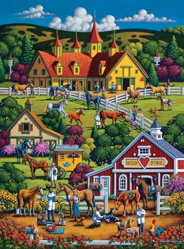 Buffalo Games - Eric Dowdle - Wildfire Ranch - 1000 Teile Puzzle für Erwachsene - Herausforderndes Puzzle perfekt für Spieleabende - Fertige Größe ist 26,75 x 19,75 cm Buffalo Games - Eric Dowdle - Wildfire Ranch - 1000 Teile Puzzle für Erwachsene - Herausforderndes Puzzle perfekt für Spieleabende - Fertige Größe ist 26,75 x 19,75 cm von Buffalo Games