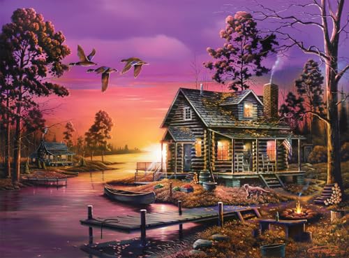 Buffalo Games - Geno Peoples - Lakeside Living - 1000-teiliges Puzzle für Erwachsene herausforderndes Puzzle perfekt für Spieleabende - Fertige Puzzle-Größe ist 26,75 x 19,75 cm Buffalo Games - Geno Peoples - Lakeside Living - 1000-teiliges Puzzle für Erwachsene herausforderndes Puzzle perfekt für Spieleabende - Fertige Puzzle-Größe ist 26,75 x 19,75 cm von Buffalo Games