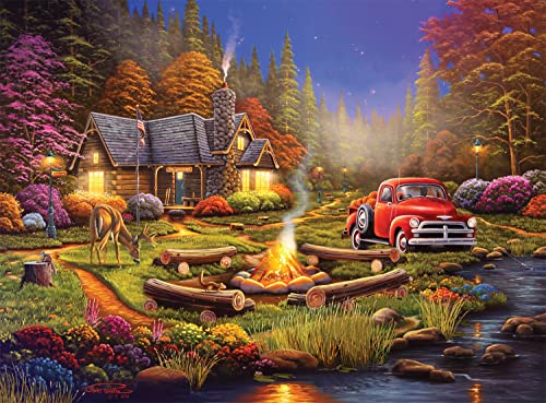 Buffalo Games - Geno Peoples - The Woodsmen - 1000 Teile Puzzle von Buffalo Games