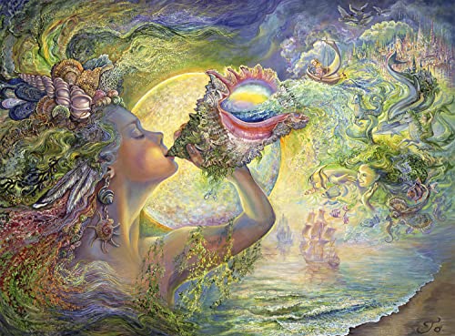 Buffalo Games Josephine Wall – Ruf des Meeres – 1000-teiliges Puzzle für Erwachsene, herausforderndes Puzzle, perfekt für Spieleabende – fertige Puzzle-Größe ist 26,75 x 19,75 cm von Buffalo Games