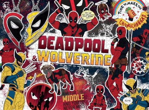 Buffalo Games - Marvel - Deadpool & Wolverine - 1000-teiliges Puzzle für Erwachsene - Herausforderndes Puzzle perfekt für Spieleabende - Fertige Größe ist 26,75 x 19,75 cm von Buffalo Games