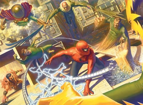 Buffalo Games - Marvel Spider-Man Vs. Sinister Six – 1000-teiliges Puzzle für Erwachsene, herausforderndes Puzzle, perfekt für Spieleabende – Fertige Größe 26,75 x 19,75 cm von Buffalo Games