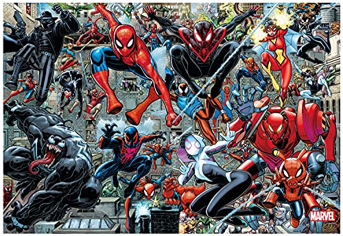 Buffalo Games - Marvel - Spider-Verse - 2000 Teile Puzzle für Erwachsene herausforderndes Puzzle perfekt für Spieleabende - Fertige Puzzle-Größe ist 38,50 x 26,50 von Buffalo Games