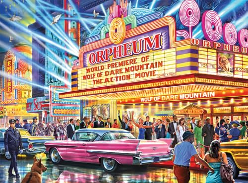 Buffalo Games - Nacht und Tag - Steve Crisp - 1960er Jahre Kino - 1000 Teile Puzzle für Erwachsene - Herausforderndes Puzzle perfekt für Spieleabende - Fertige Größe ist 26,75 x 19,75 cm Buffalo Games - Nacht und Tag - Steve Crisp - 1960er Jahre Kino - 1000 Teile Puzzle für Erwachsene - Herausforderndes Puzzle perfekt für Spieleabende - Fertige Größe ist 26,75 x 19,75 cm von Buffalo Games