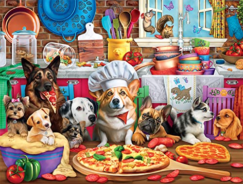 Buffalo Games - Pizza Time Pups - 750 Teile Puzzle von Buffalo Games