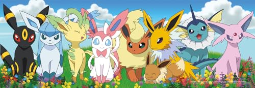 Buffalo Games Pokemon – Eevee Montage – Multipack-Puzzles für Erwachsene, herausfordernde Rätsel, perfekt für Spieleabende – Fertige Größe variiert von Buffalo Games