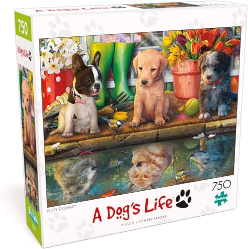 Buffalo Games - Puppy Dreams Puzzle, 750 Teile, Weiß Buffalo Games - Puppy Dreams Puzzle, 750 Teile, Weiß von Buffalo Games