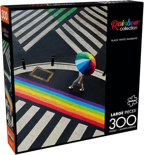 Buffalo Games - Schwarz-weißer Regenbogen - 300 große Teile Puzzle für Erwachsene herausforderndes Puzzle perfekt für Spieleabende - 300 große Teile fertige Puzzle-Größe ist 21,25 x 15,00 cm Buffalo Games - Schwarz-weißer Regenbogen - 300 große Teile Puzzle für Erwachsene herausforderndes Puzzle perfekt für Spieleabende - 300 große Teile fertige Puzzle-Größe ist 21,25 x 15,00 cm von Buffalo Games