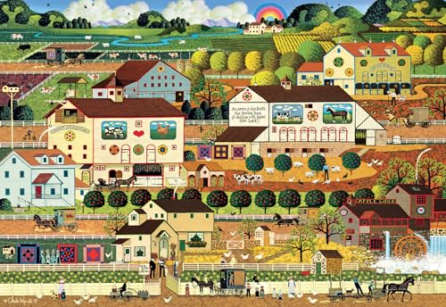 Buffalo Games - Silver Select - Charles Wysocki - Amish Country - 2000 Teile Puzzle für Erwachsene - Herausforderndes Puzzle perfekt für Spieleabende - Fertige Größe ist 38,50 x 26,50 cm Buffalo Games - Silver Select - Charles Wysocki - Amish Country - 2000 Teile Puzzle für Erwachsene - Herausforderndes Puzzle perfekt für Spieleabende - Fertige Größe ist 38,50 x 26,50 cm von Buffalo Games
