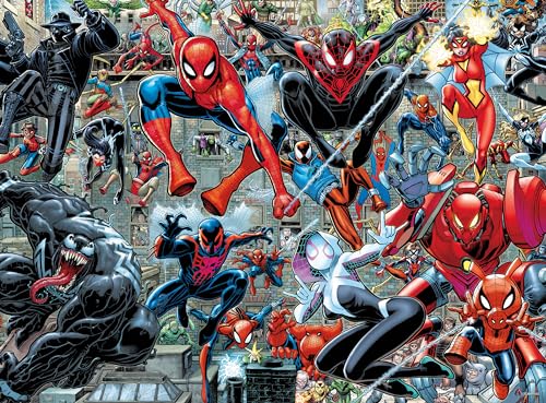 Buffalo Games - Silver Select - Marvel - Spider-Verse - 1000 Teile Puzzle für Erwachsene Herausforderndes Puzzle Perfekt für Spieleabende - Fertige Größe 26,75 x 19,75 von Buffalo Games