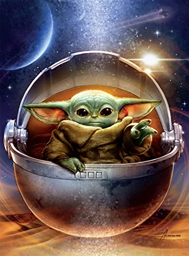 Buffalo Games - Star Wars - Galaktisches Kind - 1000-teiliges Puzzle für Erwachsene herausforderndes Puzzle perfekt für Spieleabende - Fertige Puzzle-Größe ist 26,75 x 19,75 cm von Buffalo Games