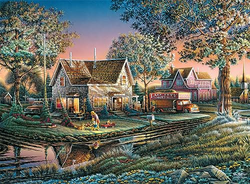 Buffalo Games - Terry Redlin – His First Friend – 1000-teiliges Puzzle für Erwachsene, herausforderndes Puzzle, perfekt für Spieleabende – 1000 Teile fertige Größe ist 67 x 50 cm, groß von Buffalo Games