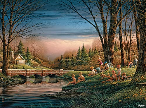 Buffalo Games - Terry Redlin - Spring Fishing - 1000 Teile Puzzle von Buffalo Games