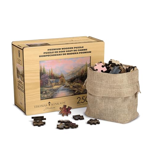 Buffalo Games - Thomas Kinkade - Sierra Paradise Holzpuzzle - Standardteile geschnittene Puzzleteile - 250 Teile Puzzle für Erwachsene von Buffalo Games