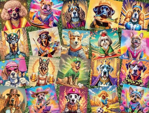 Buffalo Games - Wer ist Dein Hund? - 750-teiliges Puzzle für Erwachsene, humorvolles Puzzle, 18 x 24 Zoll, 1 Stück Buffalo Games - Wer ist Dein Hund? - 750-teiliges Puzzle für Erwachsene, humorvolles Puzzle, 18 x 24 Zoll, 1 Stück von Buffalo Games