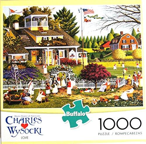 Master Painter of Americana Charles Wysocki Love Puzzle 1000 Teile Neue Verpackung von Buffalo Games