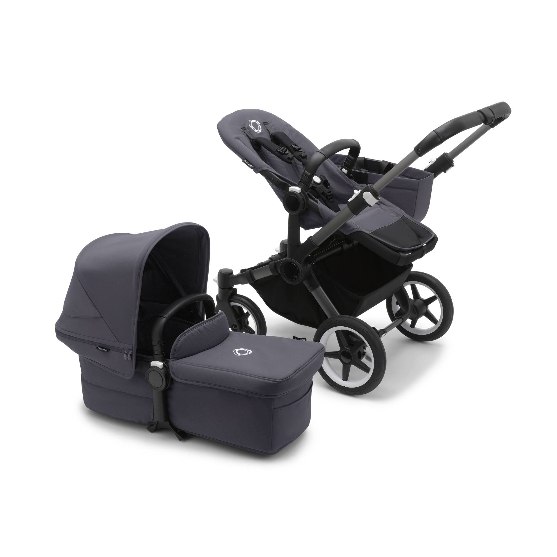 Bugaboo Donkey5 Complete - Graphite/Stormy Blue/Stormy Blue - Mono von Bugaboo