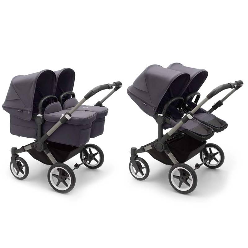 Bugaboo Donkey5 Complete - Graphite/Stormy Blue/Stormy Blue - Twin von Bugaboo