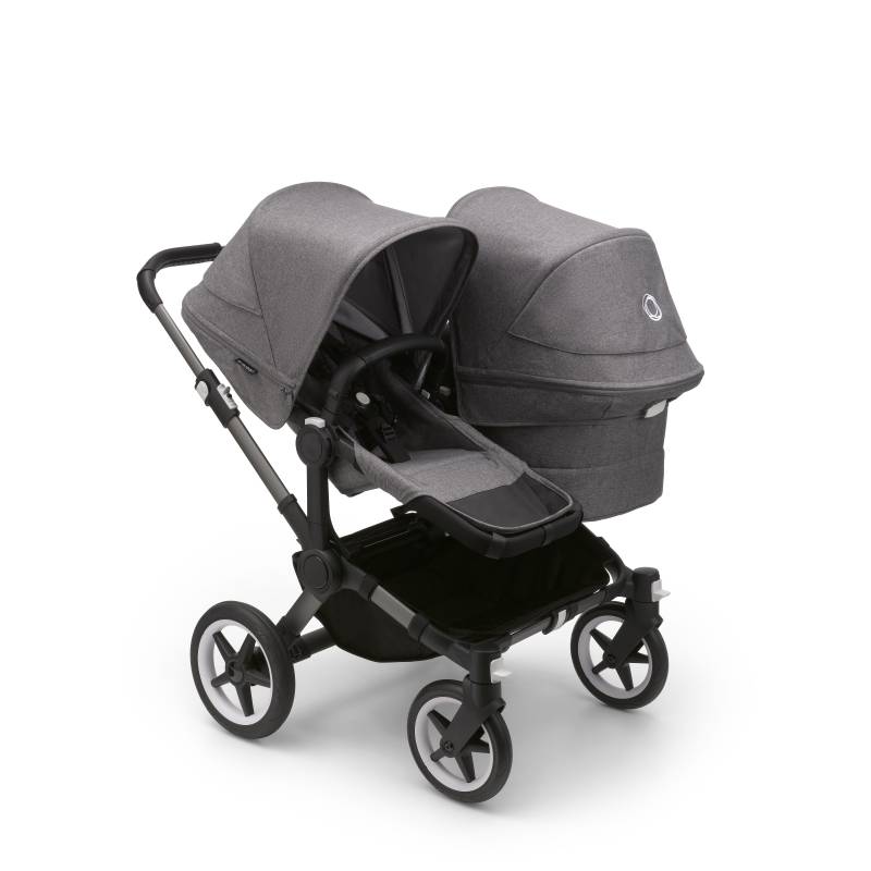 Bugaboo Donkey5 Duo Stroller - Graphite/Grey Melange von Bugaboo