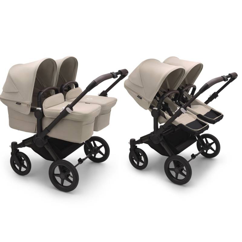 Bugaboo Donkey5 Twin Stroller - Black/Desert Taupe von Bugaboo