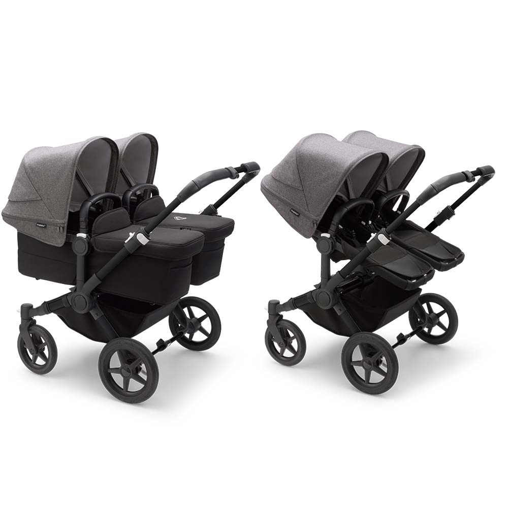 Bugaboo Donkey5 Twin Stroller - Black/Midnight Black von Bugaboo