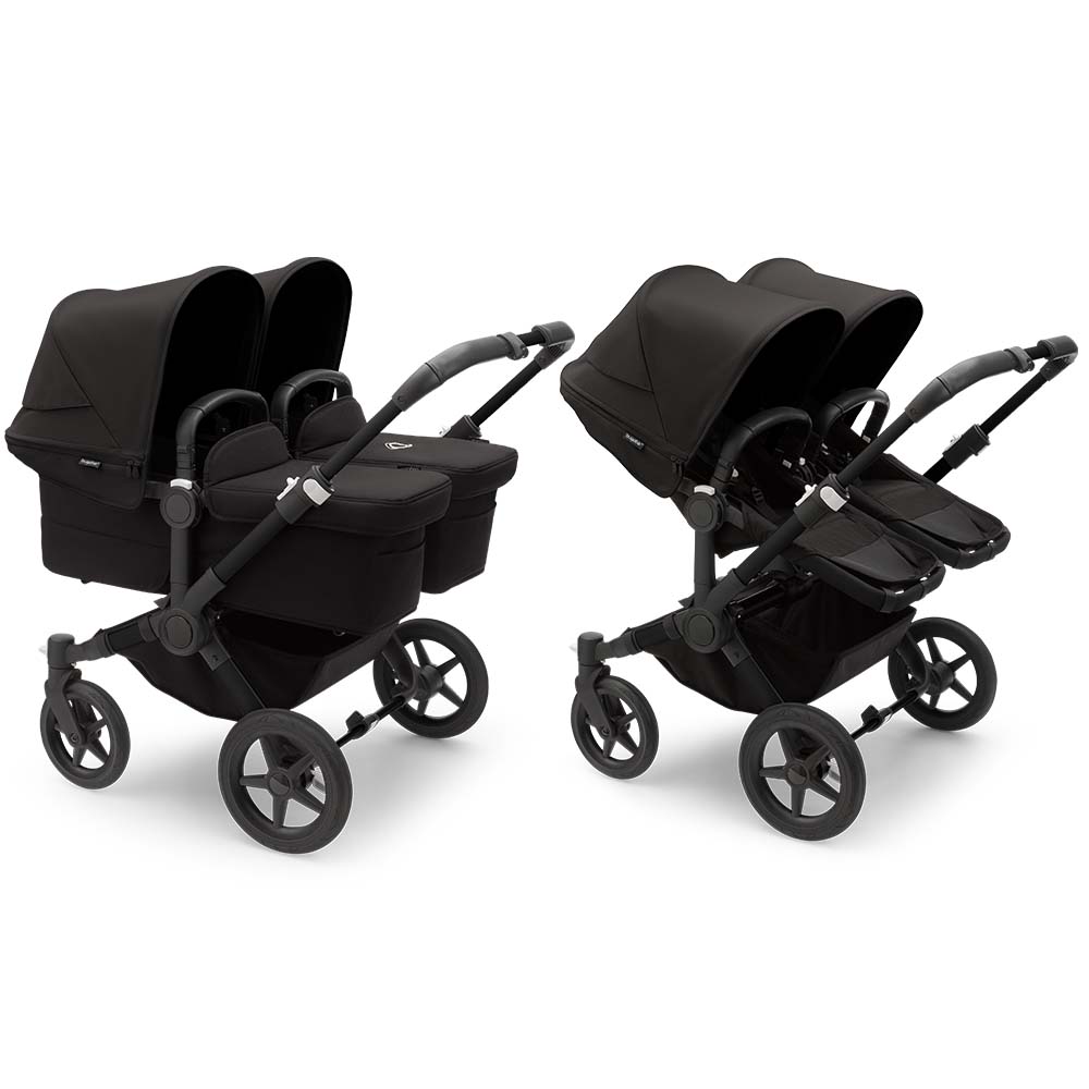 Bugaboo Donkey5 Twin Stroller - Black/Midnight Black von Bugaboo