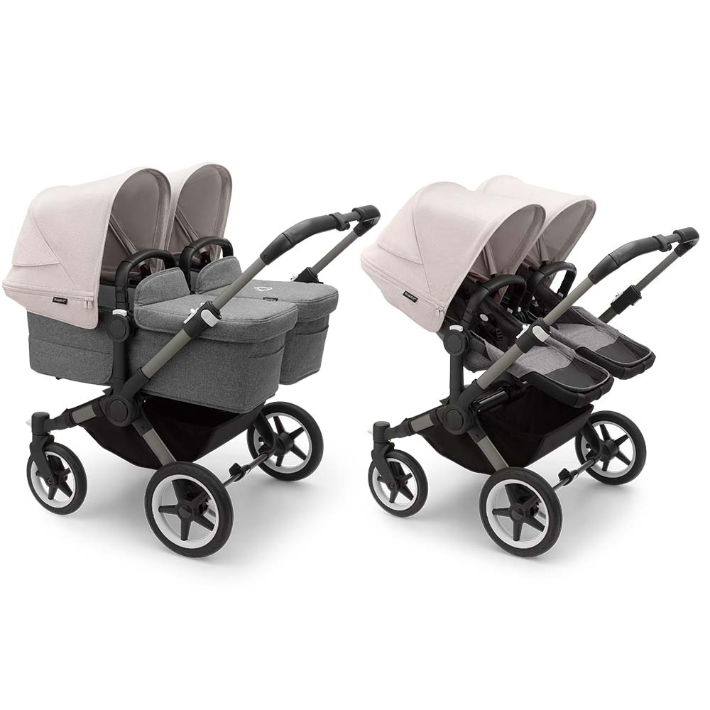 Bugaboo Donkey5 Twin Stroller - Graphite/Grey Melange von Bugaboo