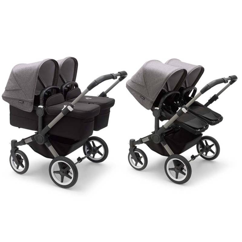 Bugaboo Donkey5 Twin Stroller - Graphite/Midnight Black von Bugaboo