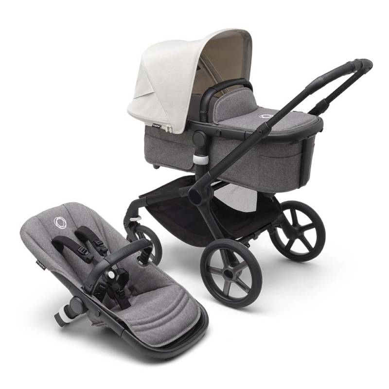 Bugaboo Fox5 Stroller - Black/Grey Melange von Bugaboo