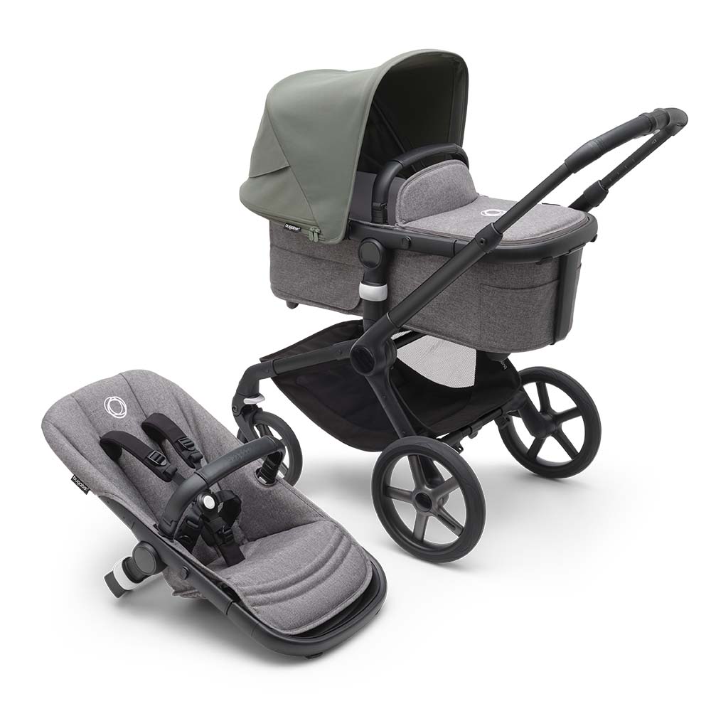 Bugaboo Fox5 Stroller - Black/Grey Melange von Bugaboo