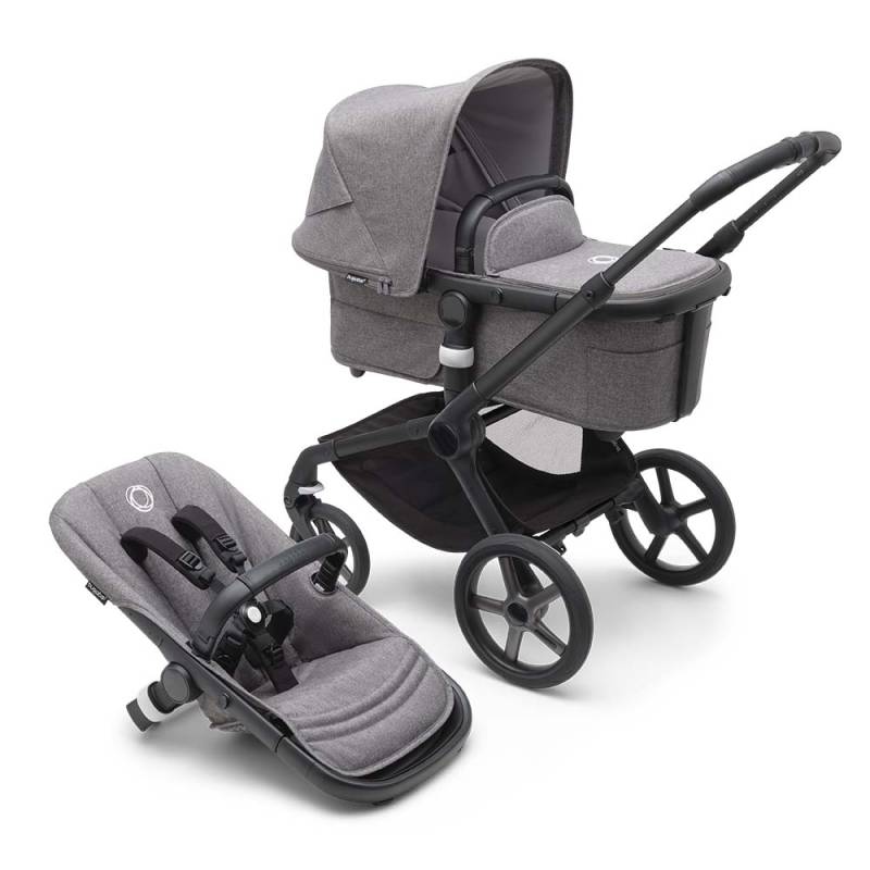 Bugaboo Fox5 Stroller - Black/Grey Melange von Bugaboo