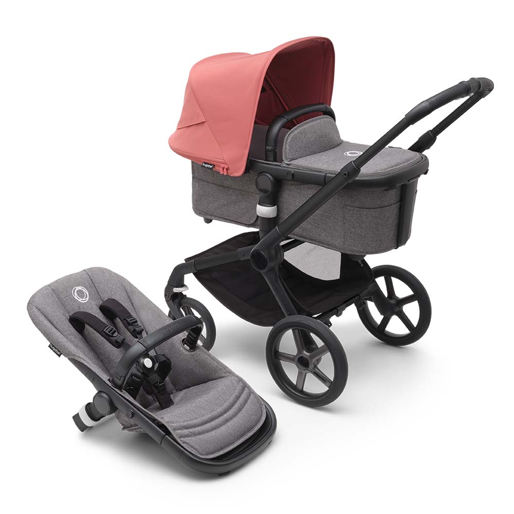 Bugaboo Fox5 Stroller - Black/Grey Melange von Bugaboo