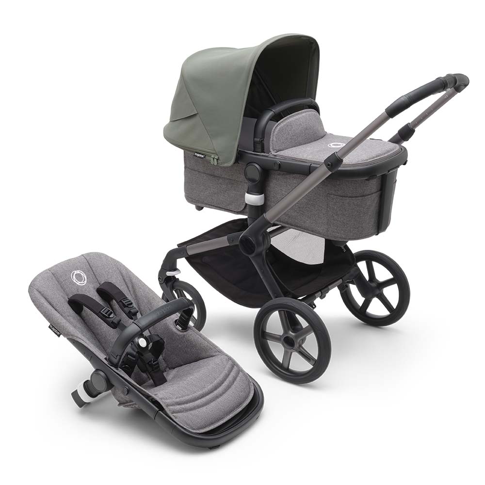 Bugaboo Fox5 Stroller - Graphite/Grey Melange von Bugaboo