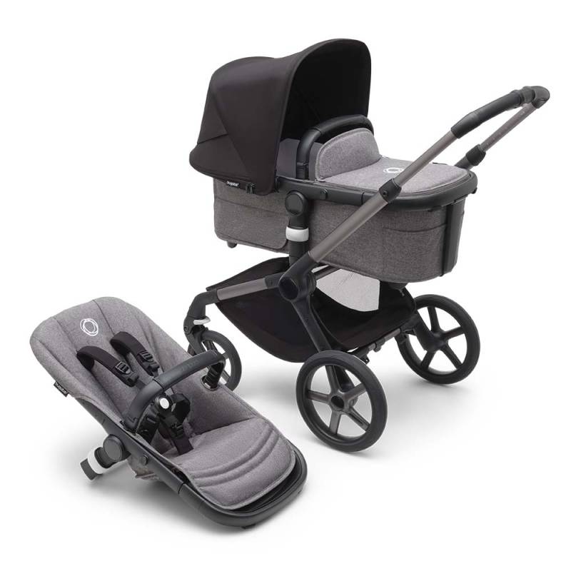 Bugaboo Fox5 Stroller - Graphite/Grey Melange von Bugaboo