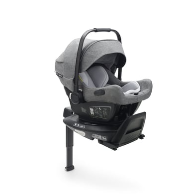 bugaboo Babyschale Turtle Air by Nuna Grey mit Basisstation 360 Isofix von Bugaboo