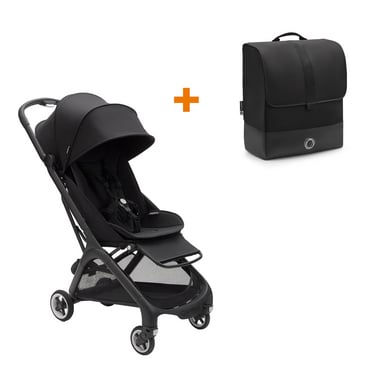 bugaboo Buggy Butterfly complete Black/Midnight Black inklusive gratis Transporttasche von Bugaboo