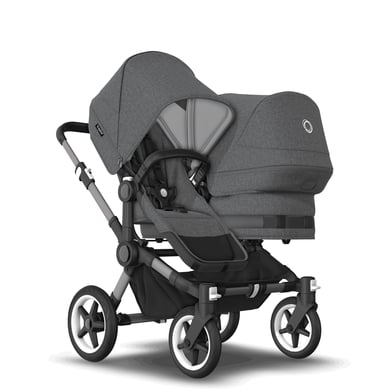 bugaboo Geschwisterwagen Donkey 5 Duo Complete Graphite/Grey Melange von Bugaboo