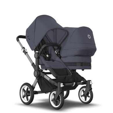 bugaboo Geschwisterwagen Donkey 5 Duo Complete Graphite/Stormy Blue von Bugaboo