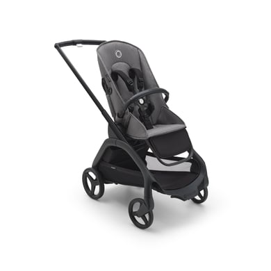 bugaboo Kinderwagen Dragonfly Base Black Grey Melange von Bugaboo