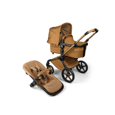 bugaboo Kombikinderwagen Fox 5 complete Noir Limited Edition AMBER GLOW von Bugaboo